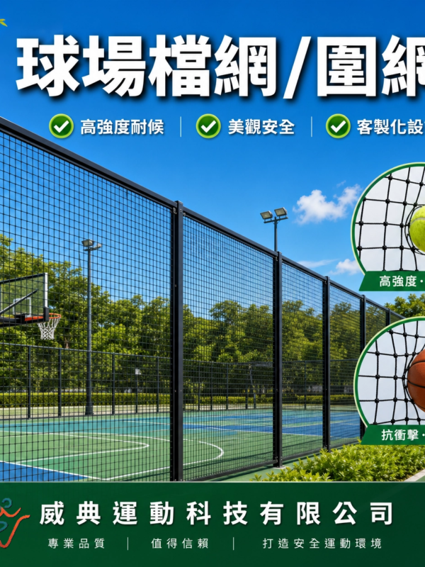 球場分隔網/檔網(桌球/棒球/運動場館)